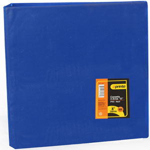 Carpeta 3 aros tipo D 2" Azul